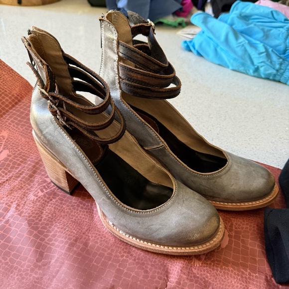 Freebirds Randi Pewter Shoes sz 8 - Picture 8 of 13